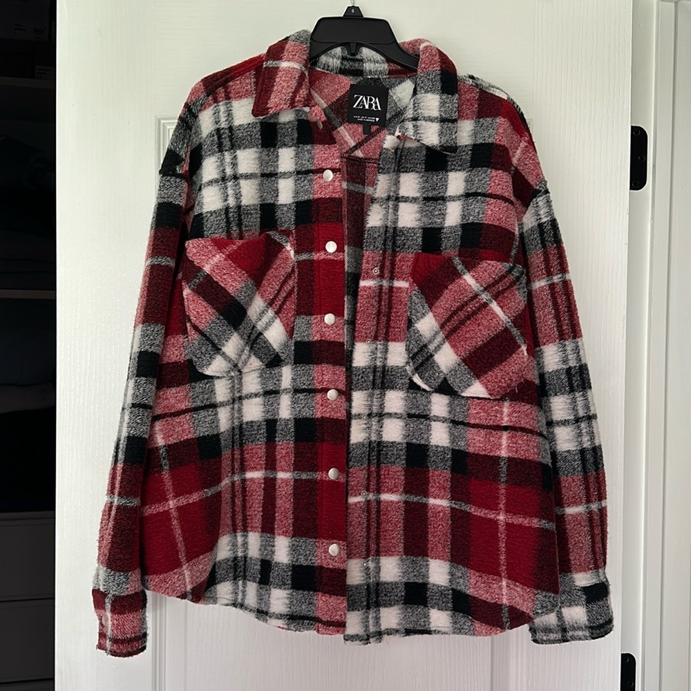 Zara Knit Button Up - image 1